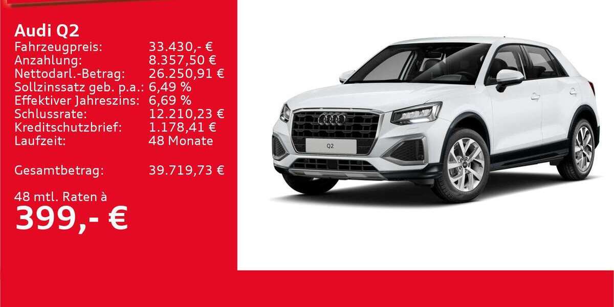 Audi Q2 20.527 km 33.430 &euro; Ulm 89073