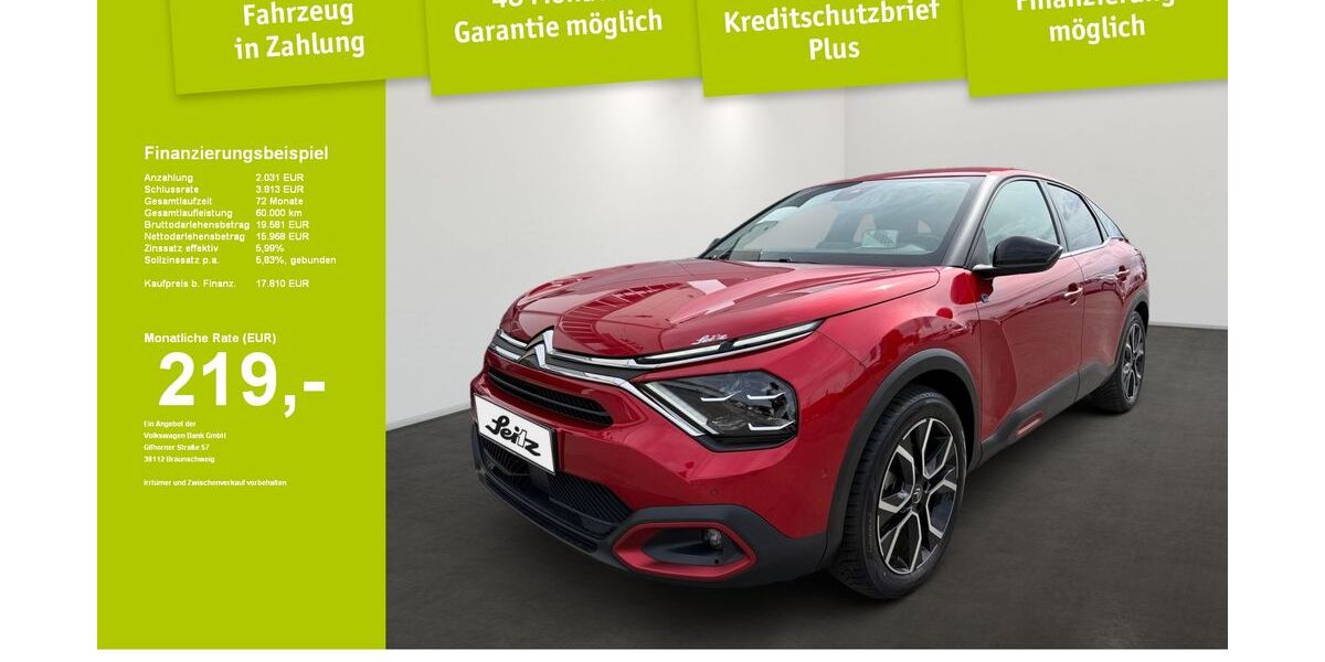 Citroen ë-C4 49.235 km 17.700 &euro; Memmingen 87700