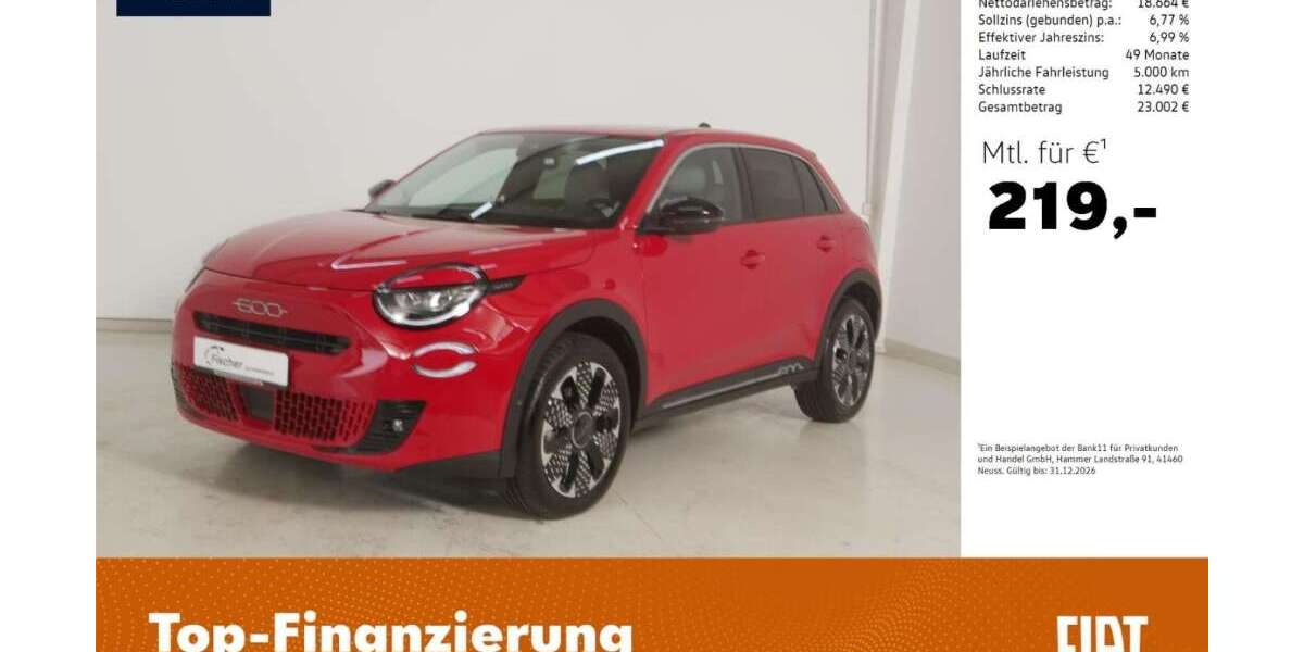 Fiat 600 16.989 km 19.880 &euro; Pilsach 92367
