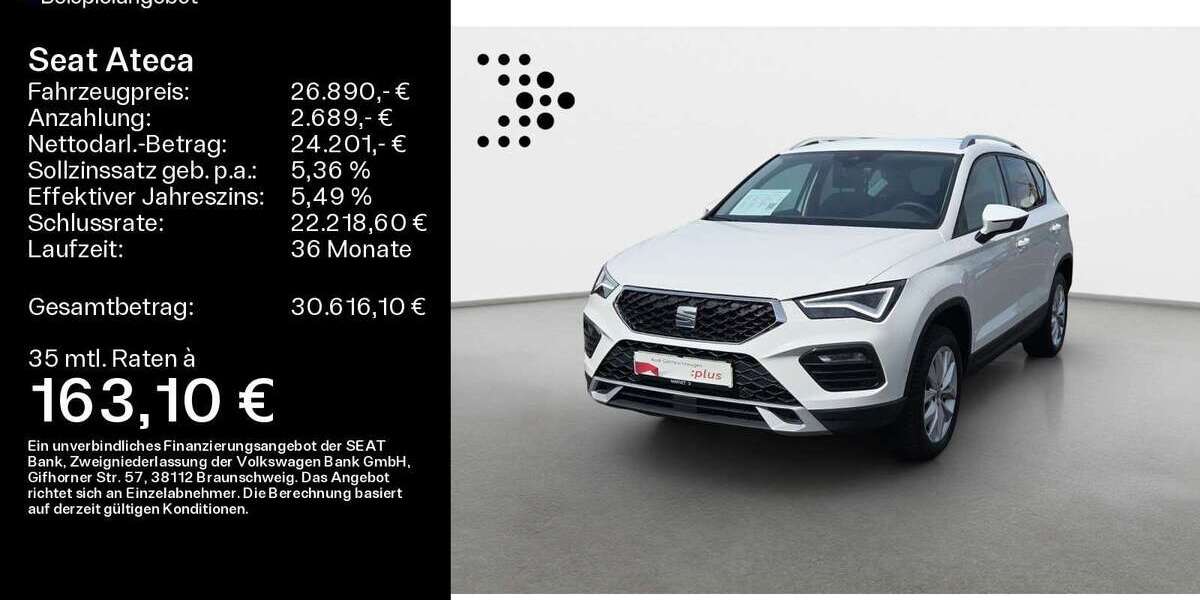 Seat Ateca 2.197 km 26.890 &euro; Bad Nauheim 61231