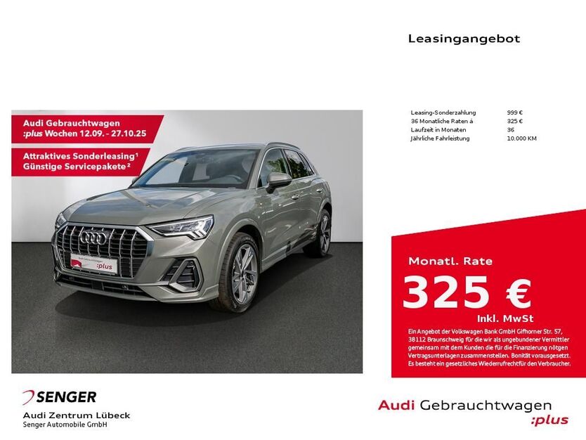Audi Q3 7.200 km 43.250 € Lübeck 23556
