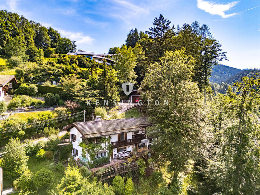 Kensington-Exklusiv- Grundstück mit Panoramablick auf See und Berge in TegernseeLeeberg