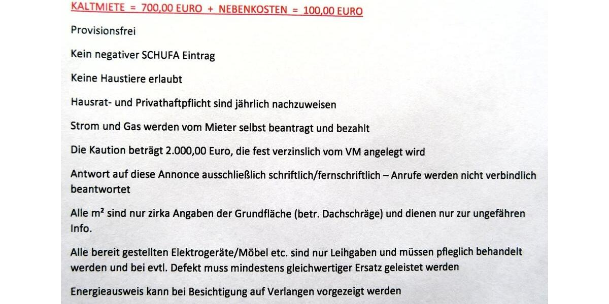 Einfamilienhaus Kasendorf - 4.5 Zimmer, 145 m&sup2;, 700&euro; | Angebot:26121489