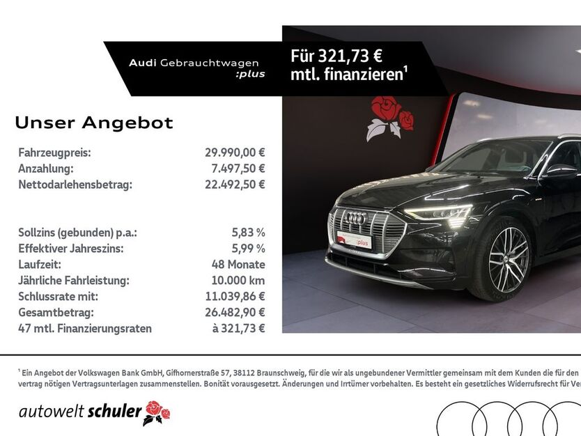 Audi e-tron 99.999 km 29.990 € Villingen-Schwenningen 78052