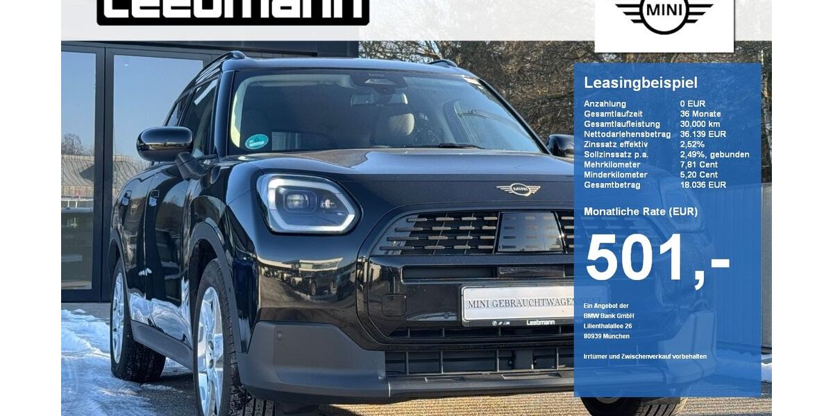 Mini Countryman D (Cooper) 24.209 km 30.635 &euro; Passau 94036