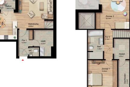 Exklusive Neubau-Wohnung im Herzen von Friedrichsfehn! Bezugsfertig 01.04.2026! 3 zimmer