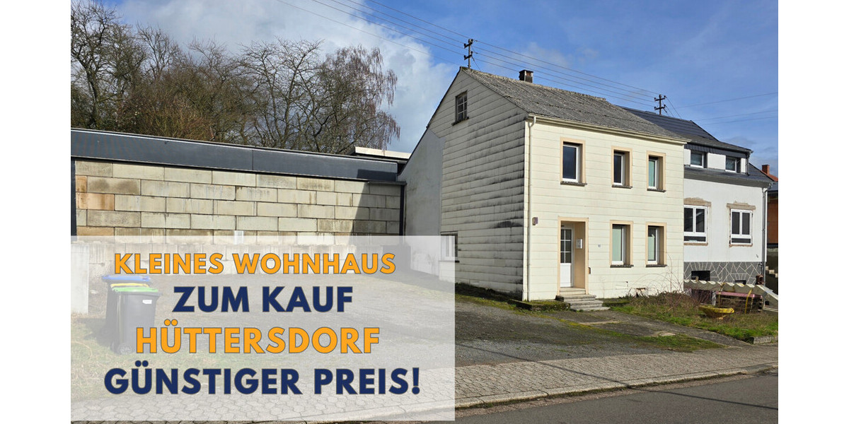 Kleines Einfamilienhaus in Hüttersdorf - Einfamilienhaus Schmelz | Angebot:27010421