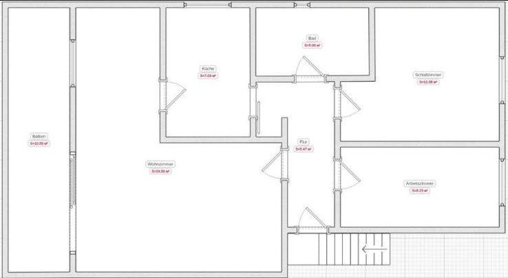 Etagenwohnung Holzkirchen - 3 Zimmer, 68 m&sup2;, 485.000&euro; | Angebot:27071204