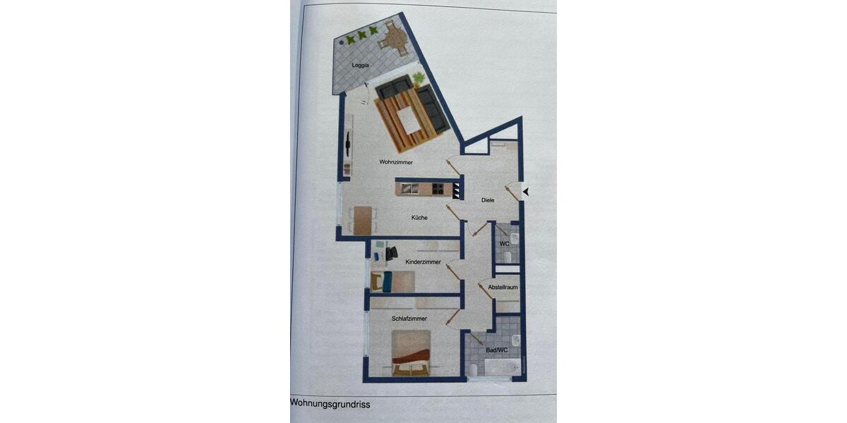 Erdgeschoßwohnung Wolfsburg - 3 Zimmer, 90 m&sup2;, 210.000&euro; | Angebot:25255799