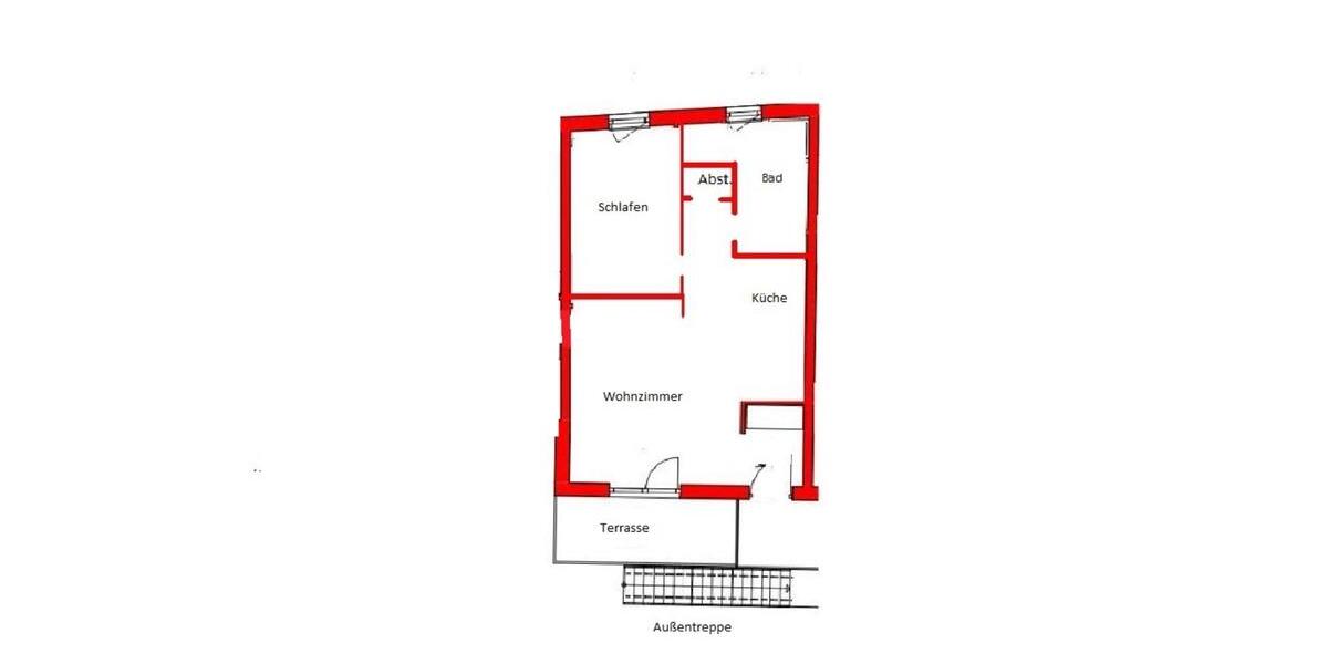 Etagenwohnung Simmern/Hunsrück Hunsrück - 2 Zimmer, 58 m&sup2;, 580&euro; | Angebot:24852000