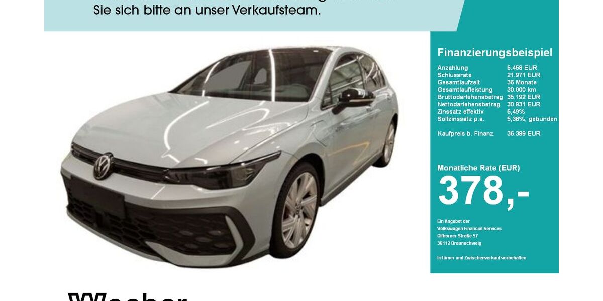 VW Golf 11.375 km 36.389 &euro; Herrenberg 71083