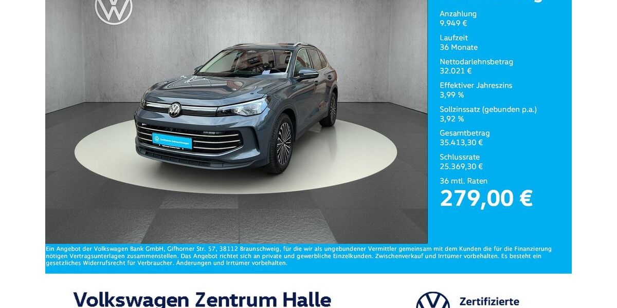 VW Tiguan 6.968 km 41.970 € Halle/Saale 06110