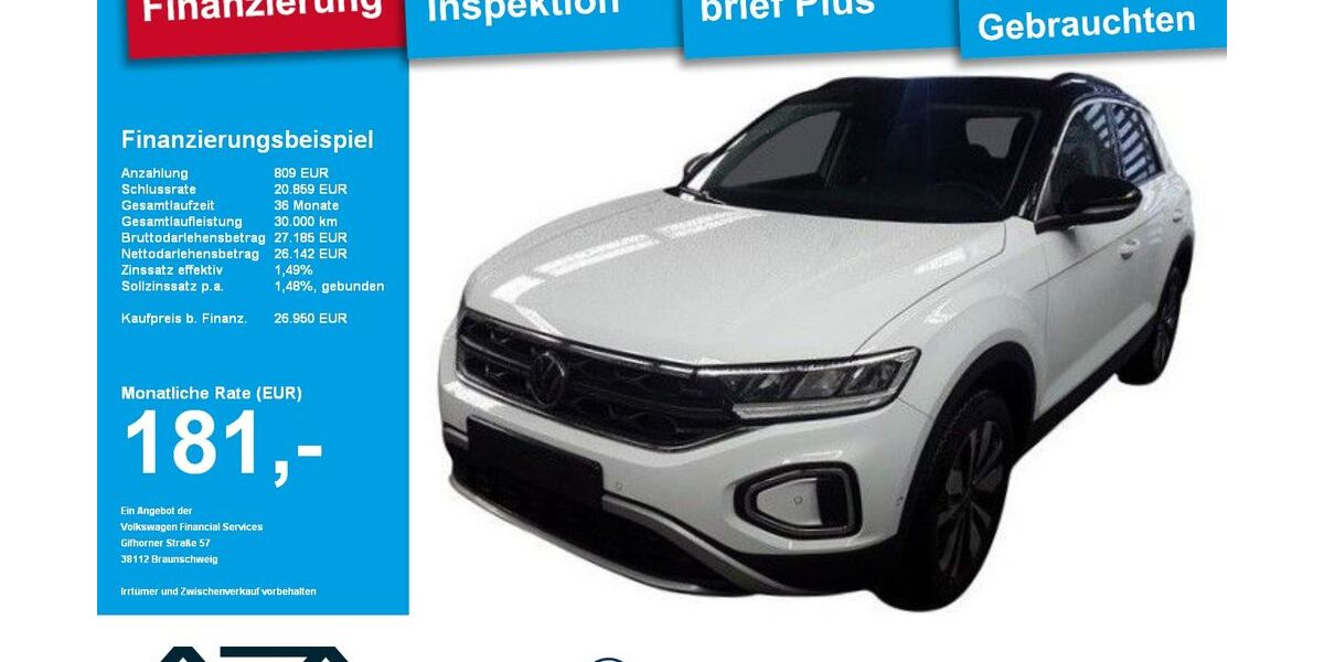 VW T-Roc 8.140 km 26.950 &euro; Gera 07546