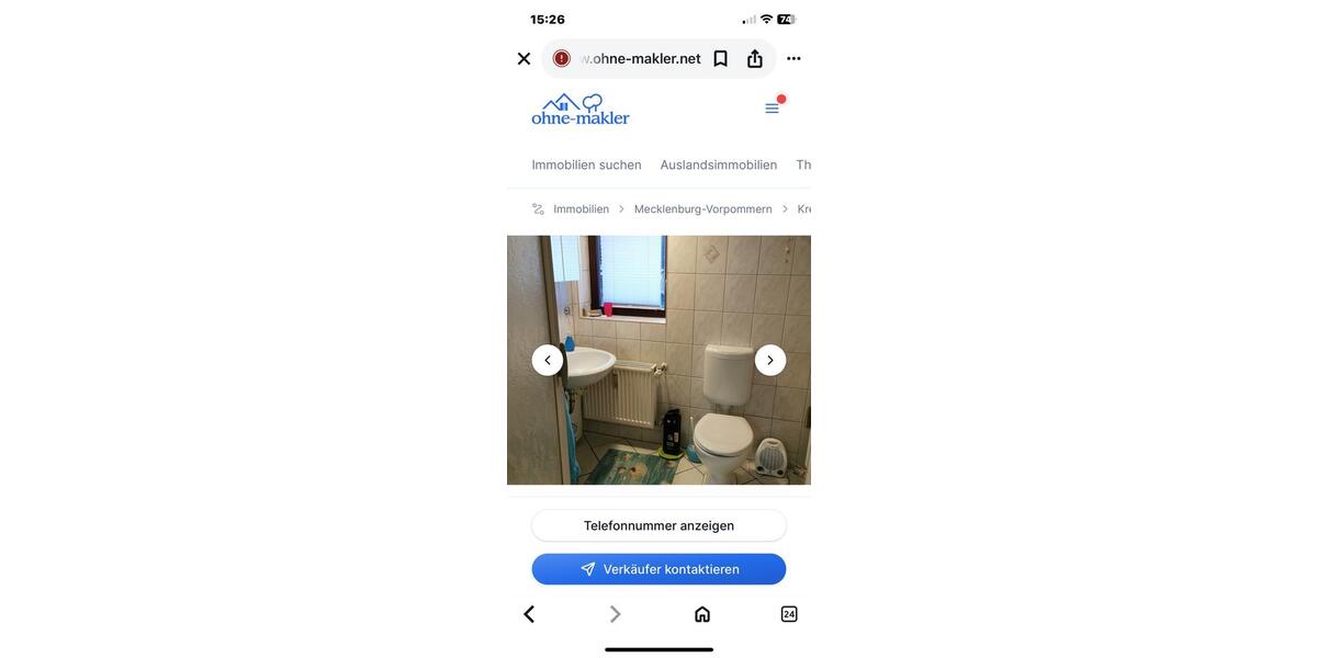 Erdgeschoßwohnung Koserow - 2 Zimmer, 40 m&sup2;, 580&euro; | Angebot:26164745