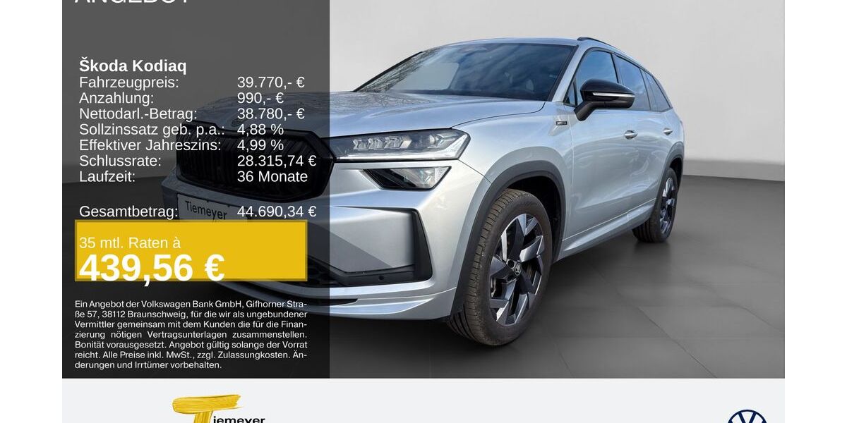 Skoda Kodiaq 8.900 km 38.850 &euro; Duisburg 47059