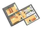 Etagenwohnung Magdeburg Kannenstieg - 3 Zimmer, 57 m&sup2;, 374&euro; | Angebot:26276143