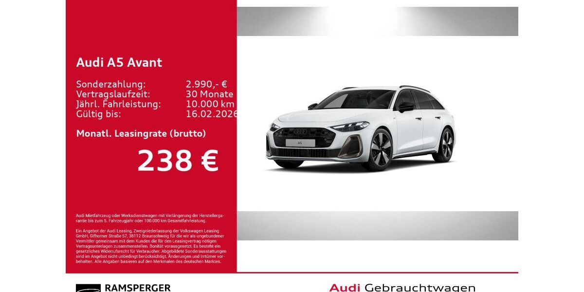 Audi A5 17.450 km 49.880 &euro; Kirchheim 73230