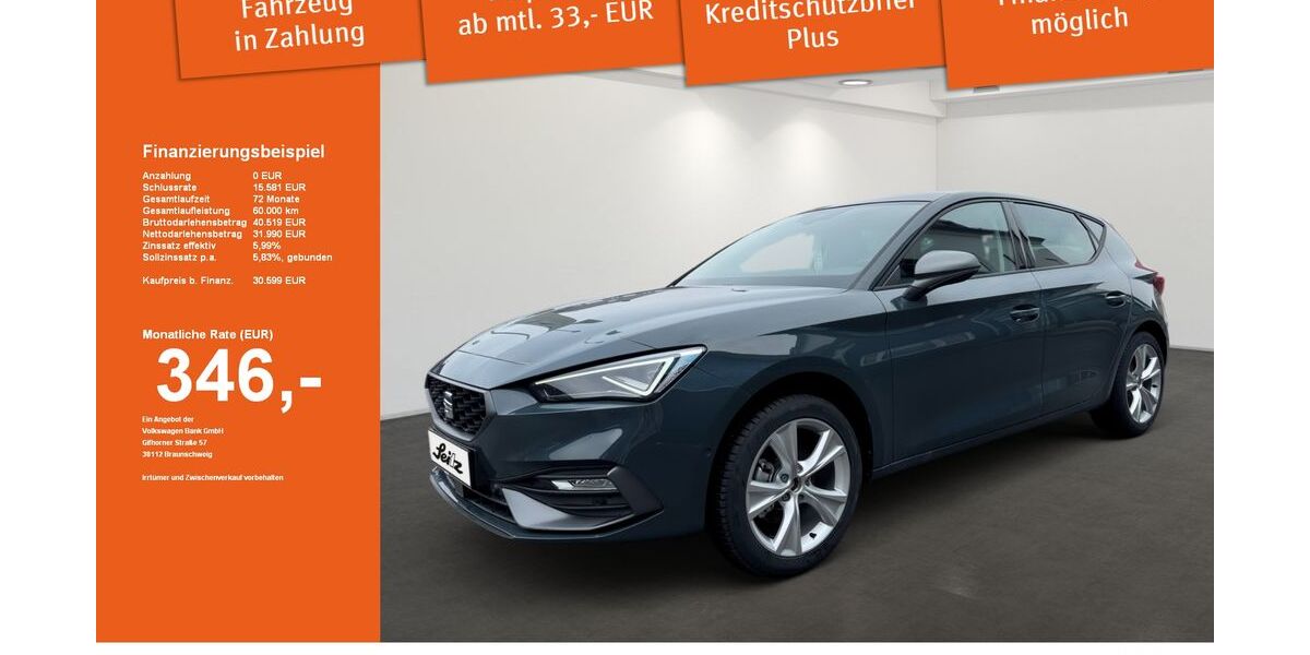 Seat Leon 5.000 km 30.299 &euro; Kaufbeuren 87600