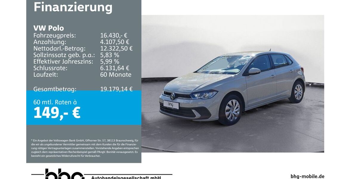 VW Polo 10.274 km 16.430 &euro; Freiburg 79115
