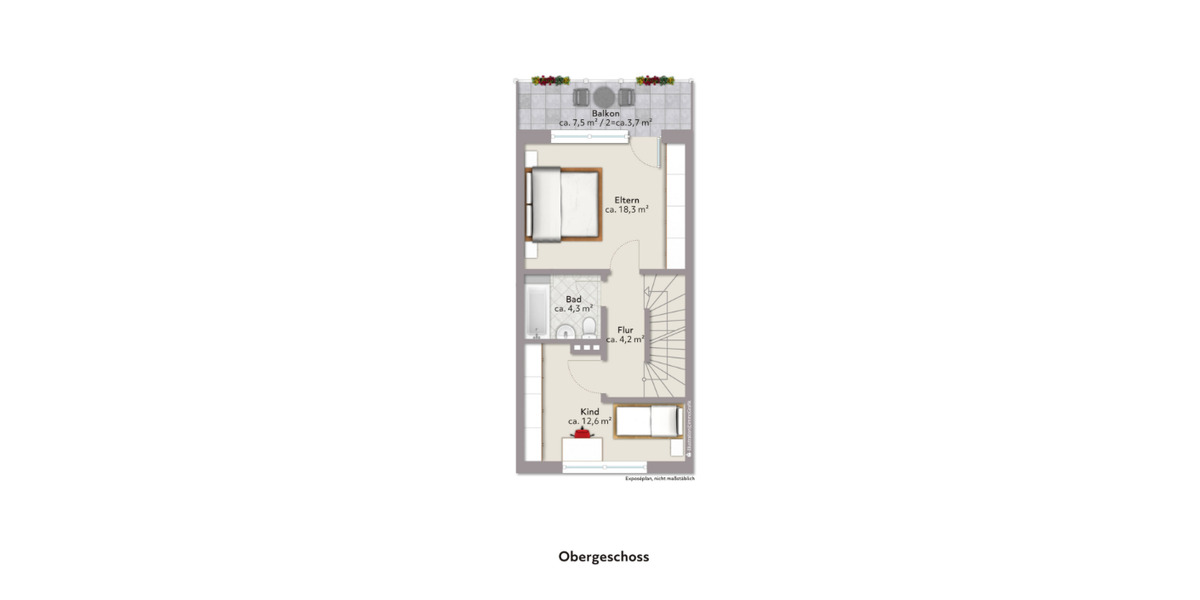 Reihenhaus Weyhe - 4 Zimmer, 117 m&sup2;, 1.390&euro; | Angebot:26212896