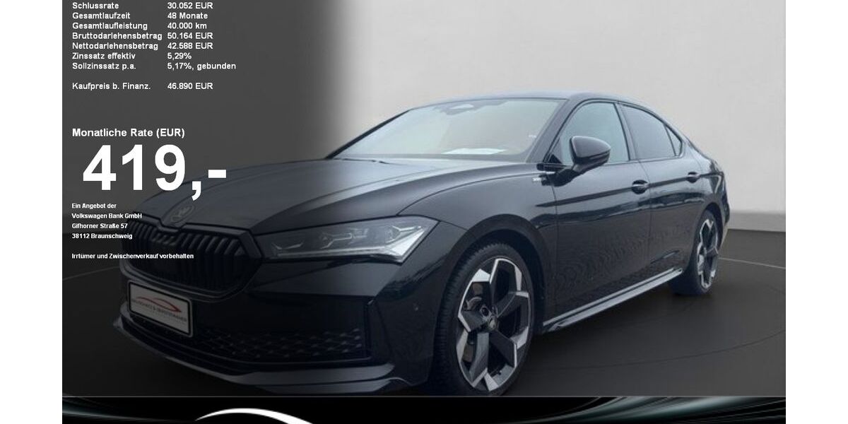 Skoda Superb 18.000 km 46.890 &euro; Gaggenau 76571