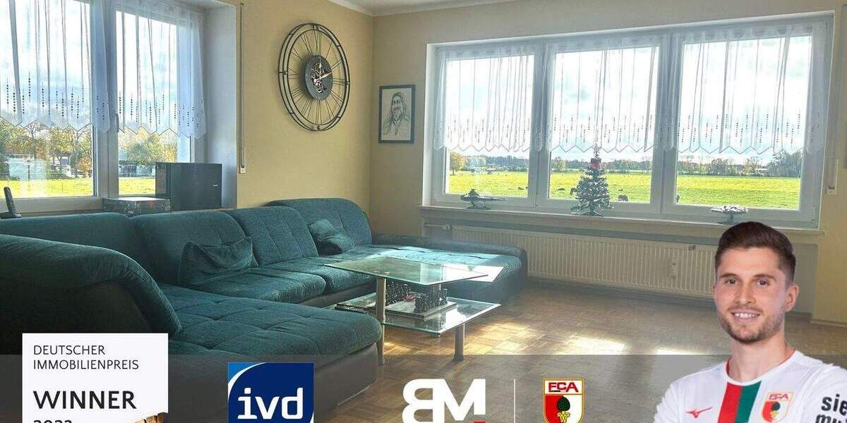 Etagenwohnung Friedberg / Rederzhausen Rederzhausen - 4 Zimmer, 101 m&sup2;, 389.000&euro; | Angebot:25676189