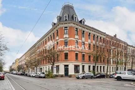Attraktive 47 m²-Wohnung mit Terrasse in saniertem Jugendstilhaus in Stötteritz 1 zimmer