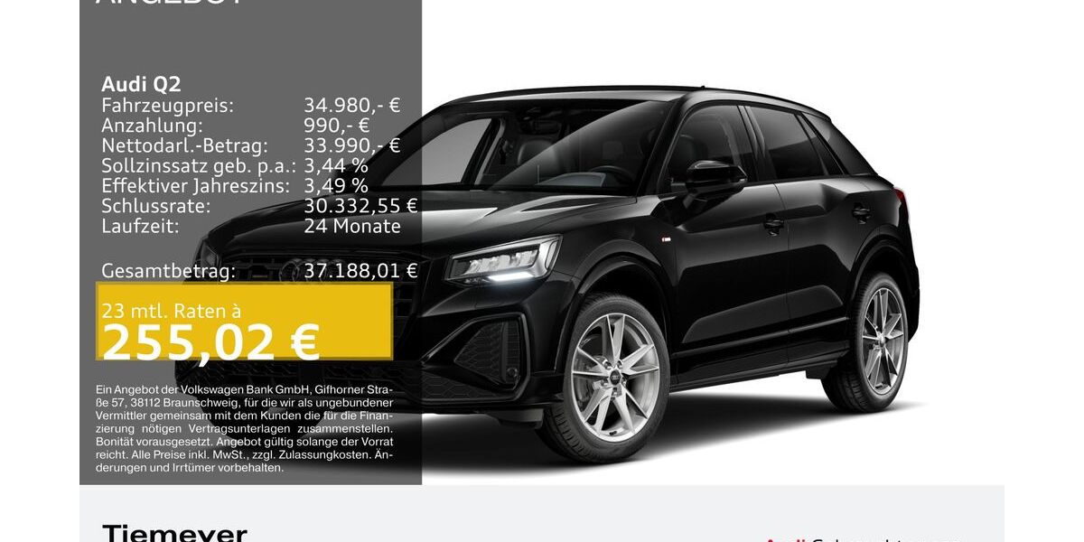 Audi Q2 10.225 km 33.870 &euro; Bochum 44809