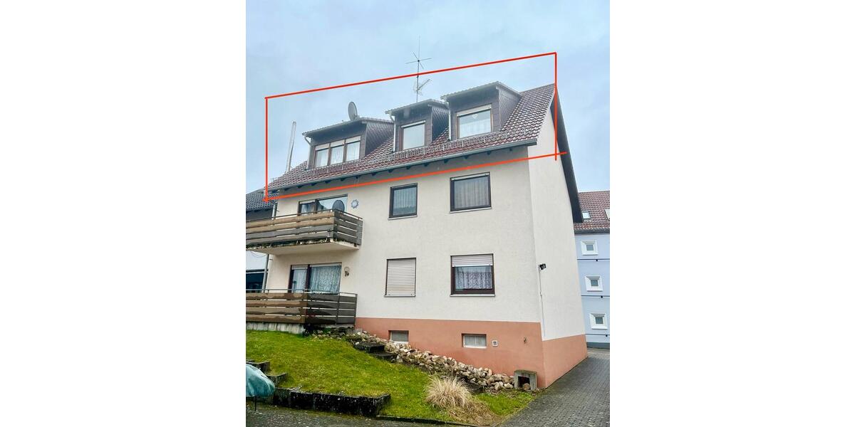 Dachgeschoßwohnung Ubstadt-Weiher Weiher - 3 Zimmer, 64 m&sup2;, 175.000&euro; | Angebot:26153405