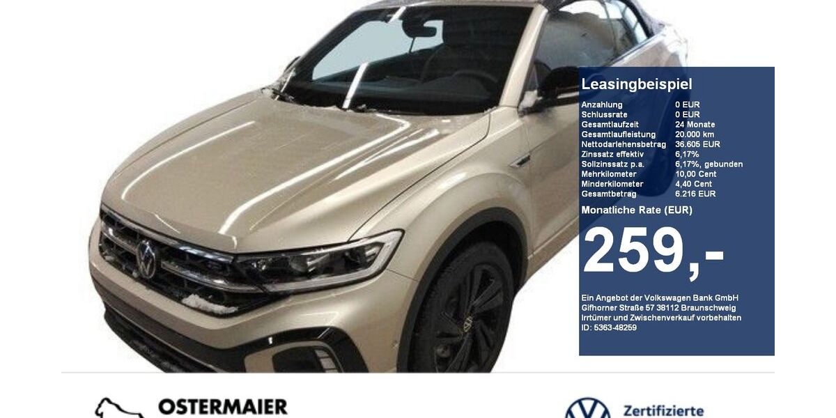 VW T-Roc 3.120 km 36.605 &euro; Mühldorf am Inn 84453