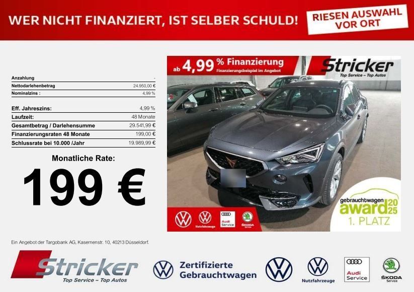 Cupra Formentor 20.958 km 24.948 € Detmold 32760