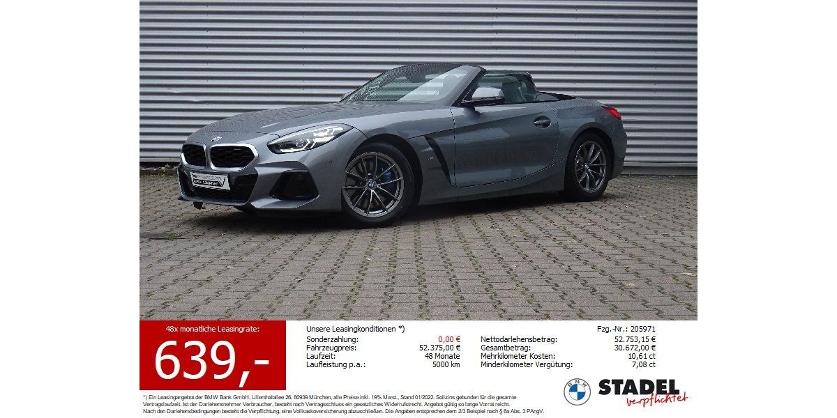 BMW Z4 25.020 km 46.475 &euro; Bietigheim-Bissingen 74321