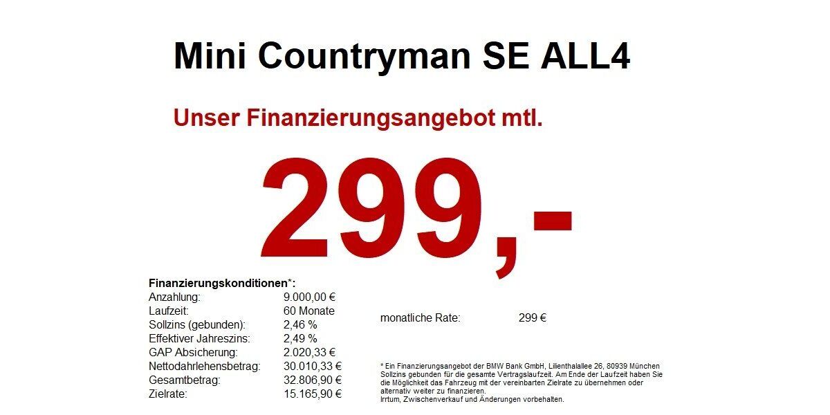 Mini Countryman SE (Cooper) 12.757 km 36.850 &euro; Miltenberg 63897