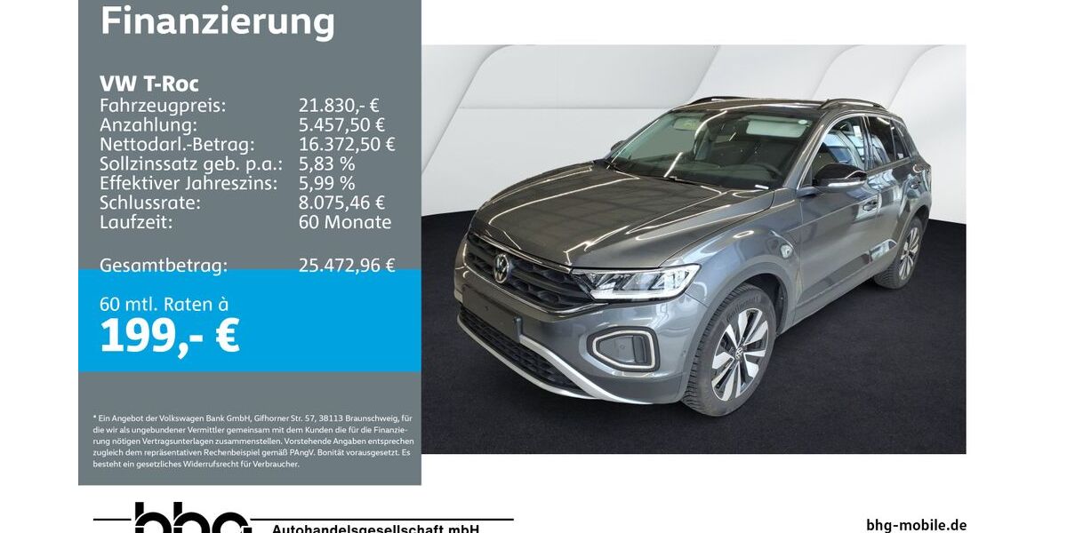 VW T-Roc 25.294 km 21.830 &euro; Bühl 77815