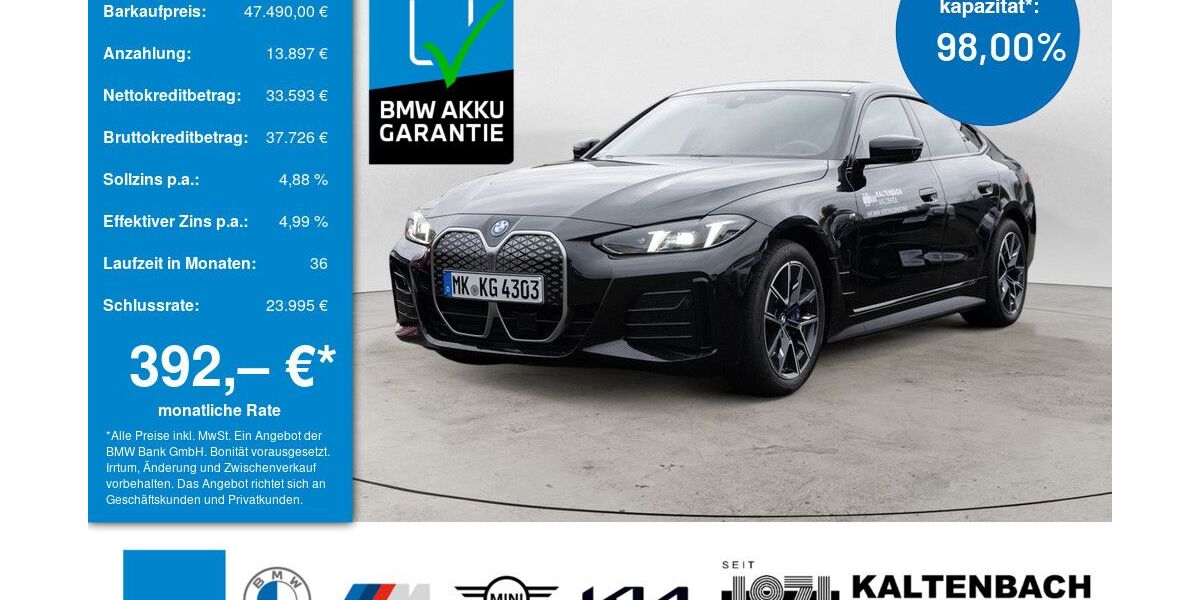 BMW i4 18.302 km 47.490 &euro; Waldbröl 51545