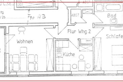 Obergeschosswohnung mit Balkon in Ascheberg-Herbern zu vermieten 2 zimmer