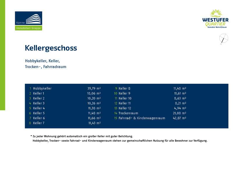 KfW40-Neubau: Traumwohnung mit Dachterrasse, 450m zum Kulkwitzer See, 3 Raum-Whg., Erstbezug 3 zimmer