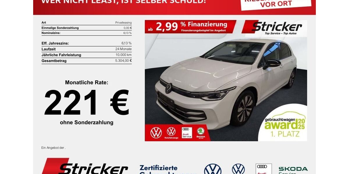 VW Golf 25.326 km 26.949 &euro; Detmold 32760