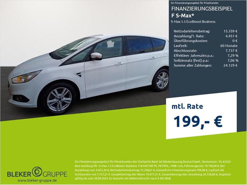 Ford S-Max 1.500 km 18.380 € Dülmen 48249