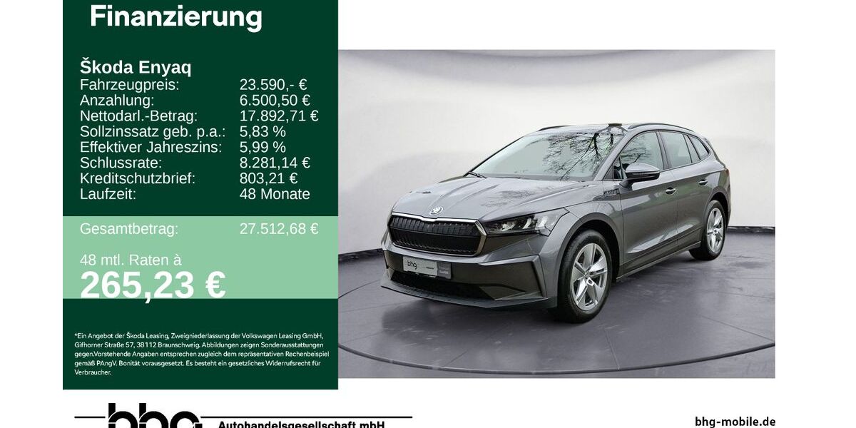 Skoda Enyaq 21.623 km 23.590 &euro; Bühl 77815