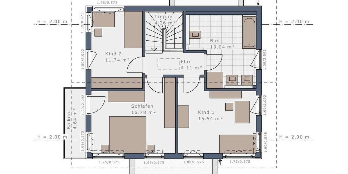 Einfamilienhaus Eschwege - 4 Zimmer, 141 m&sup2;, 1.421&euro; | Angebot:26805782