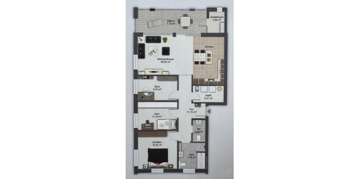 Etagenwohnung Bad Oeynhausen - 3 Zimmer, 110 m&sup2;, 420.000&euro; | Angebot:26722639