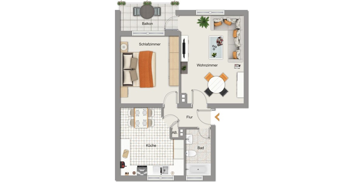 albero:) schön gelegen und gut geschnitten... - Etagenwohnung Hainburg Hainstadt | Angebot:26785289