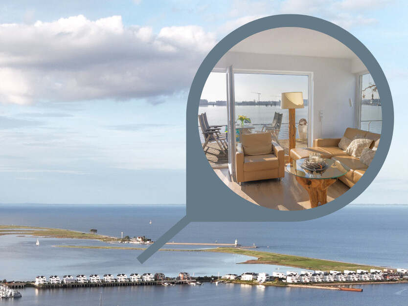 Wo die Schlei endet und das Leben beginnt Sonnenverwöhnte 3-Zi.-Ferienwohnung in direkter Wasserlage 3 zimmer