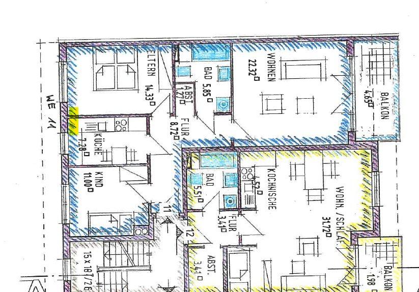 Dachgeschoßwohnung Magdeburg Neue Neustadt - 3 Zimmer, 73 m&sup2;, 150.000&euro; | Angebot:27083835