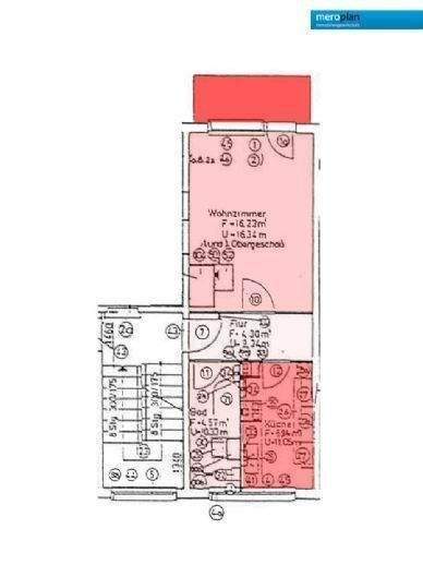 ZU VERMIETEN | 1 Zimmer auf 31,40qm | Einbauküche & Balkon | meroplan Immobilien GmbH 1 zimmer