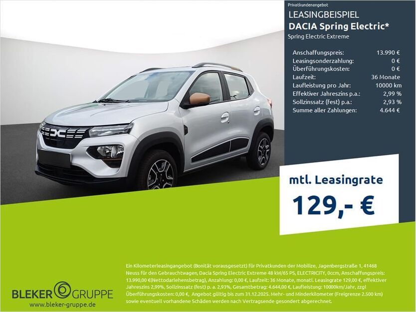 Dacia Spring 3.112 km 13.990 € Borken 46325
