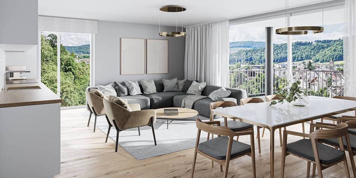 Etagenwohnung Laufenburg (Baden) Laufenburg - 2 Zimmer, 86 m&sup2;, 509.000&euro; | Angebot:25802495