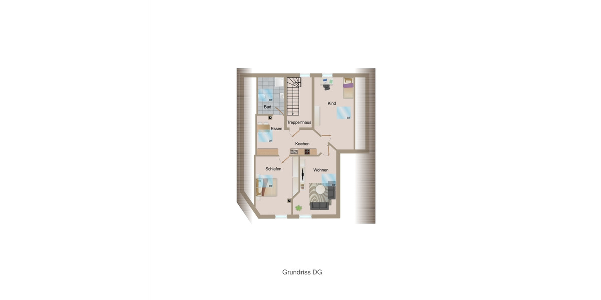 Dachgeschoßwohnung Remshalden - 3 Zimmer, 80 m&sup2;, 900&euro; | Angebot:25045559