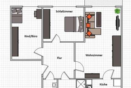 Wohnung Immendingen - 3 Zimmer, 83 m&sup2;, 950&euro; | Angebot:27325678